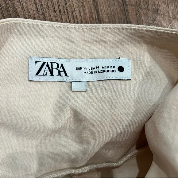 Zara Cream Backless Halter Maxi Dress - Picture 6 of 9